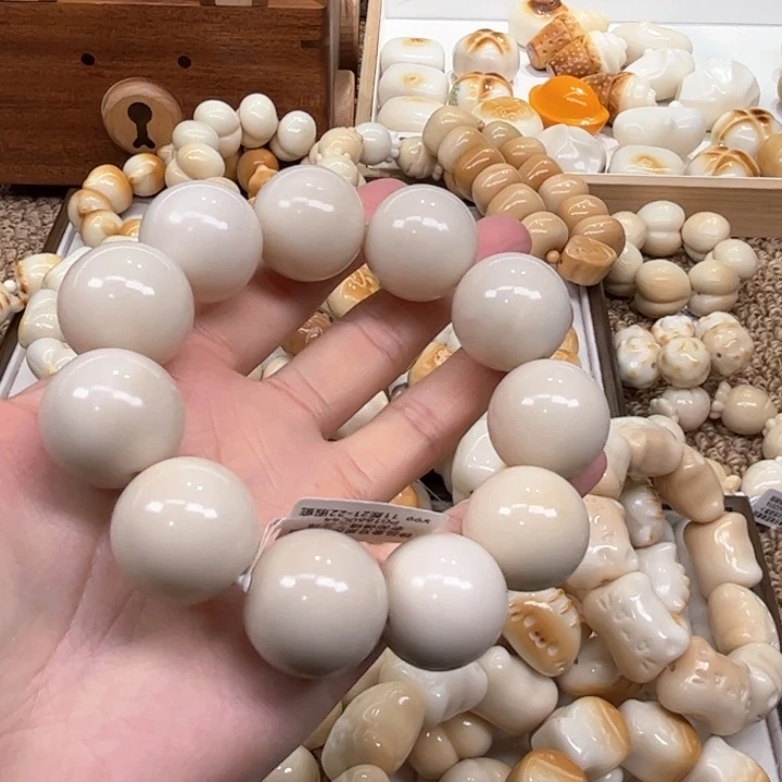 菩提根/象牙果手串10.22.33象牙果老师傅圆珠瑕