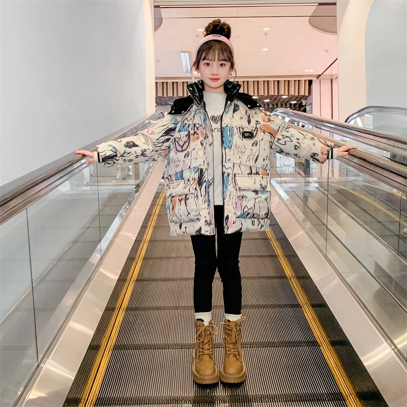 巴拉巴拉男孩女孩女童洋气棉服冬装2025新款儿童冬季衣女孩