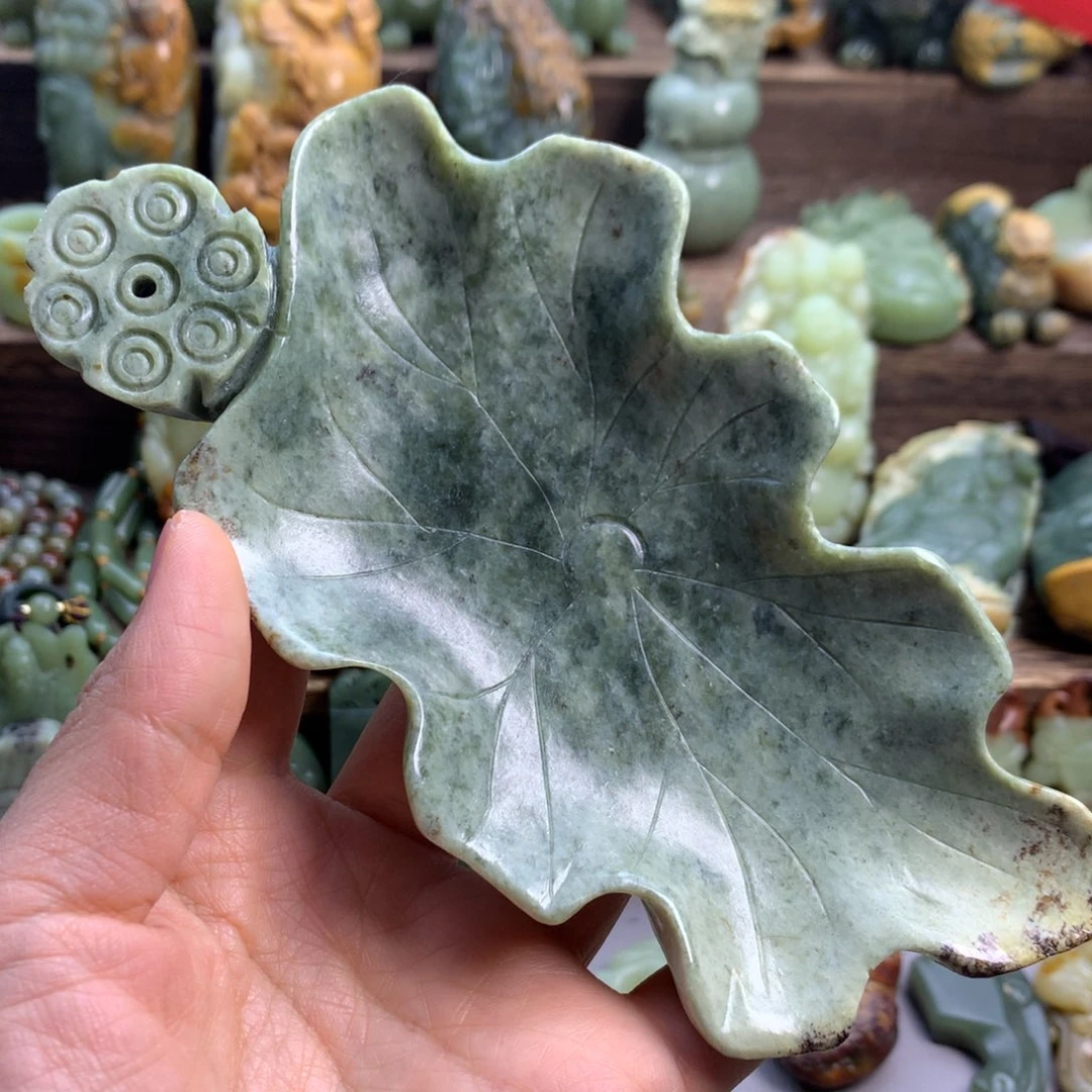 岫岩河磨玉（透闪石质玉）未镶嵌珠宝奇石好*情