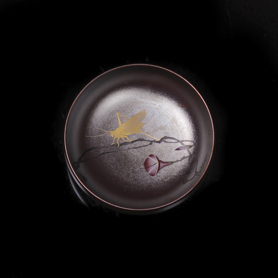 【小田专场】柴房名师创作【金鸣夕颜】普洱杯 CF023