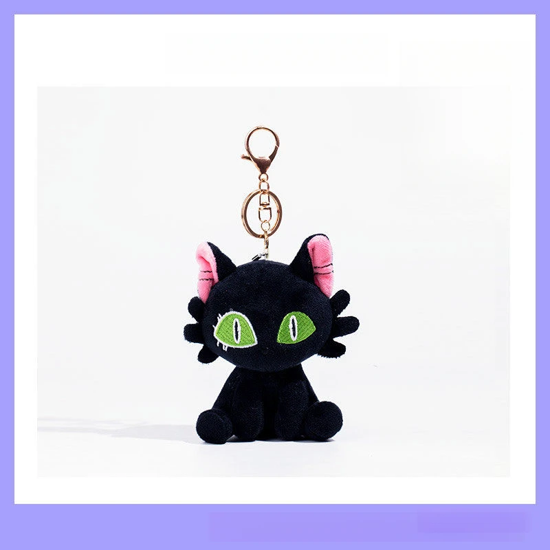 铃芽之旅周边大臣猫咪钥匙扣书包包挂件毛绒公仔可爱挂饰链礼物