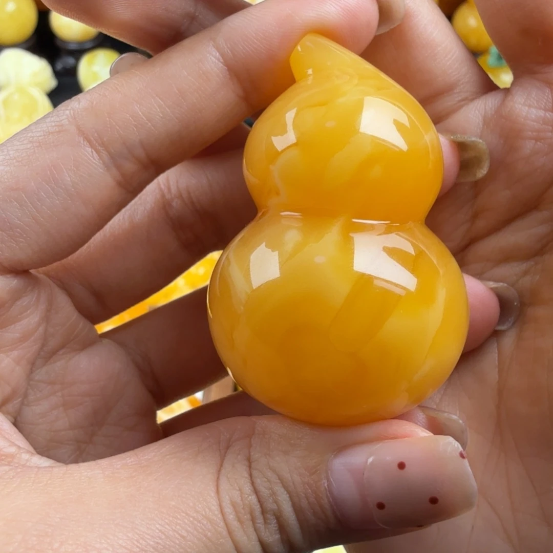 琥珀未镶嵌颈饰纯天然琥珀蜜蜡无优化