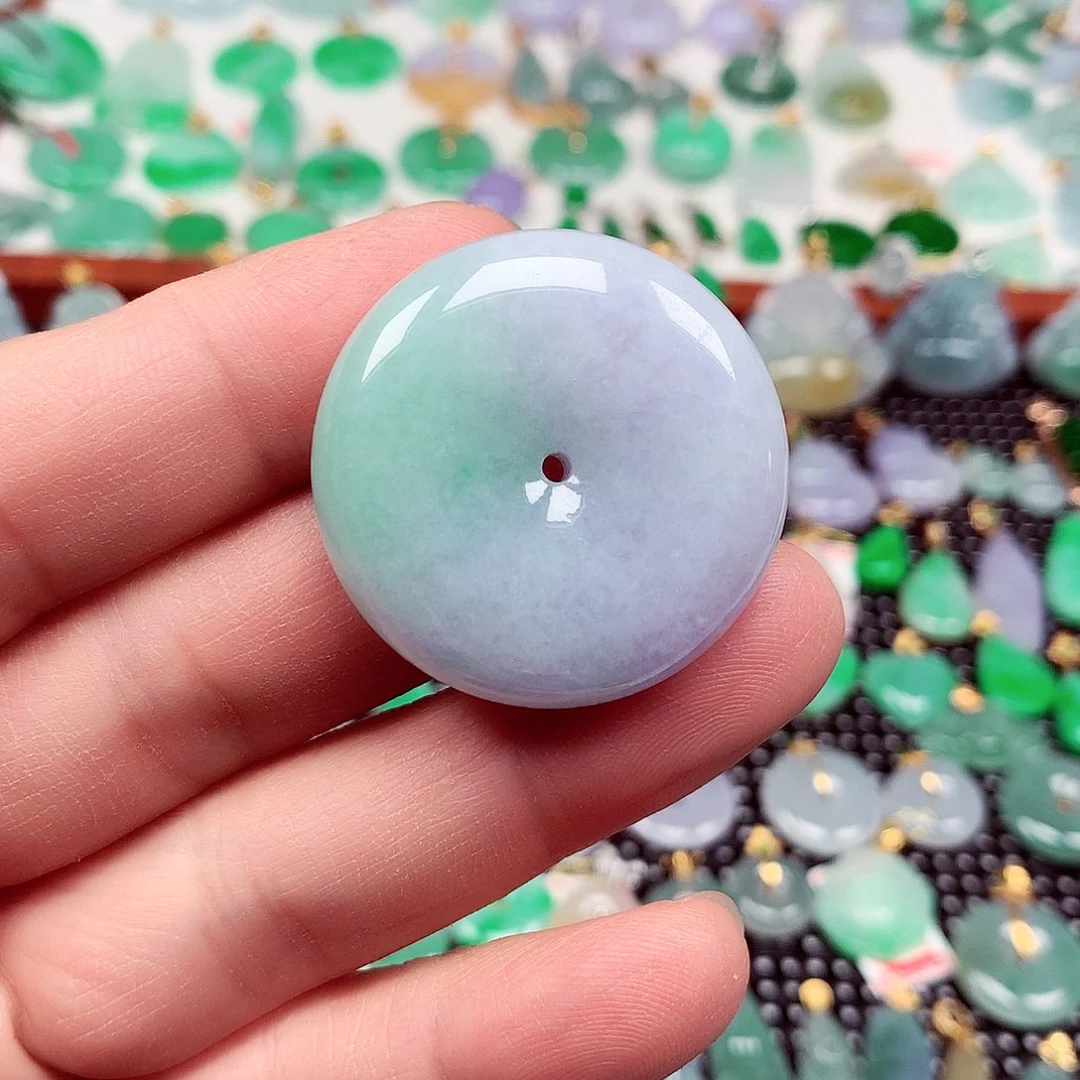 翡翠未镶嵌颈饰天然翡翠A货