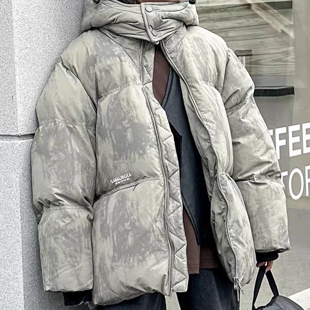 儿童扎染两件套带包防寒服