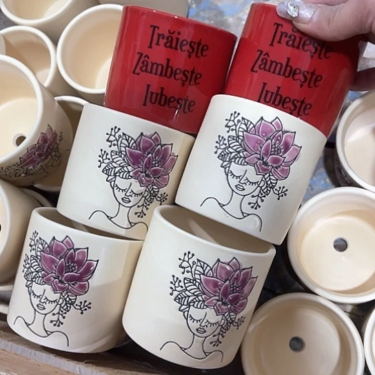 陶瓷外贸尾货多肉绿植陶瓷花盆