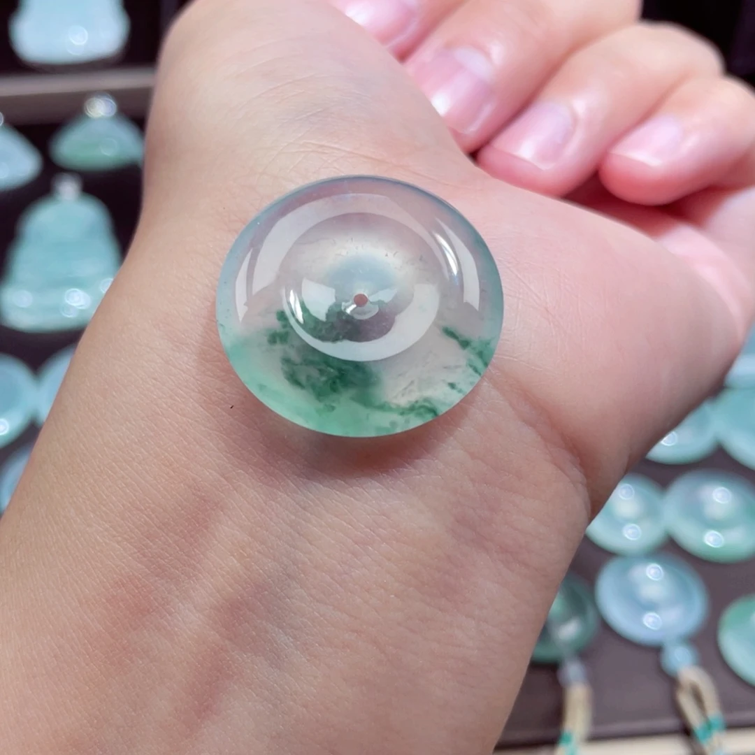 颈饰未镶嵌翡翠扣子