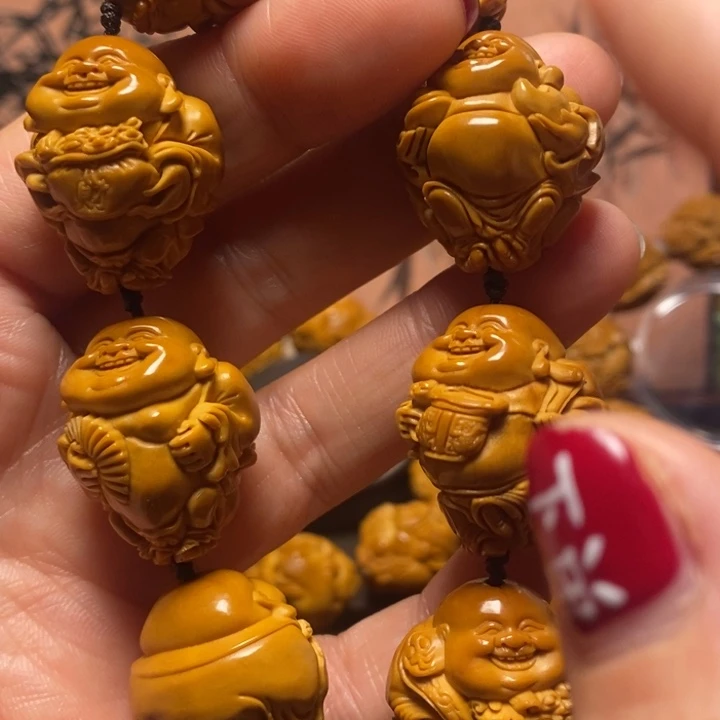 橄榄核手串/手链星**海八宝弥勒