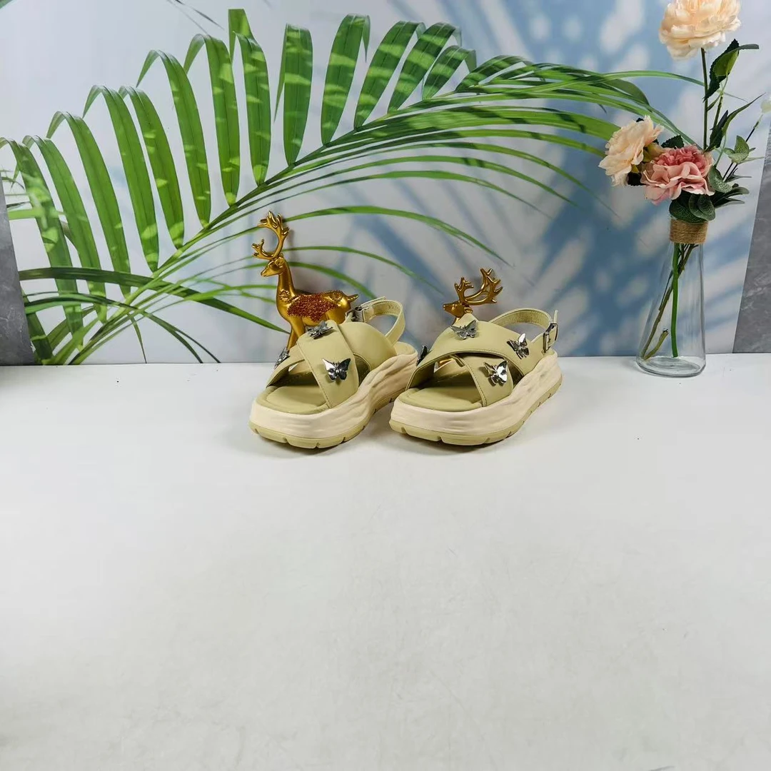 小强家女鞋 芽儿家新款百搭女拖鞋（Y802-27-2 ）（W34AYV2640104）