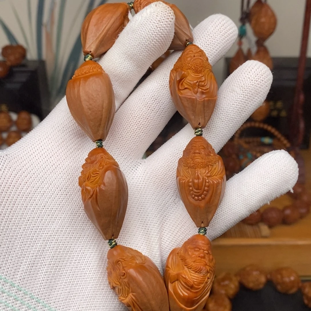 手串橄榄核一青老师达摩