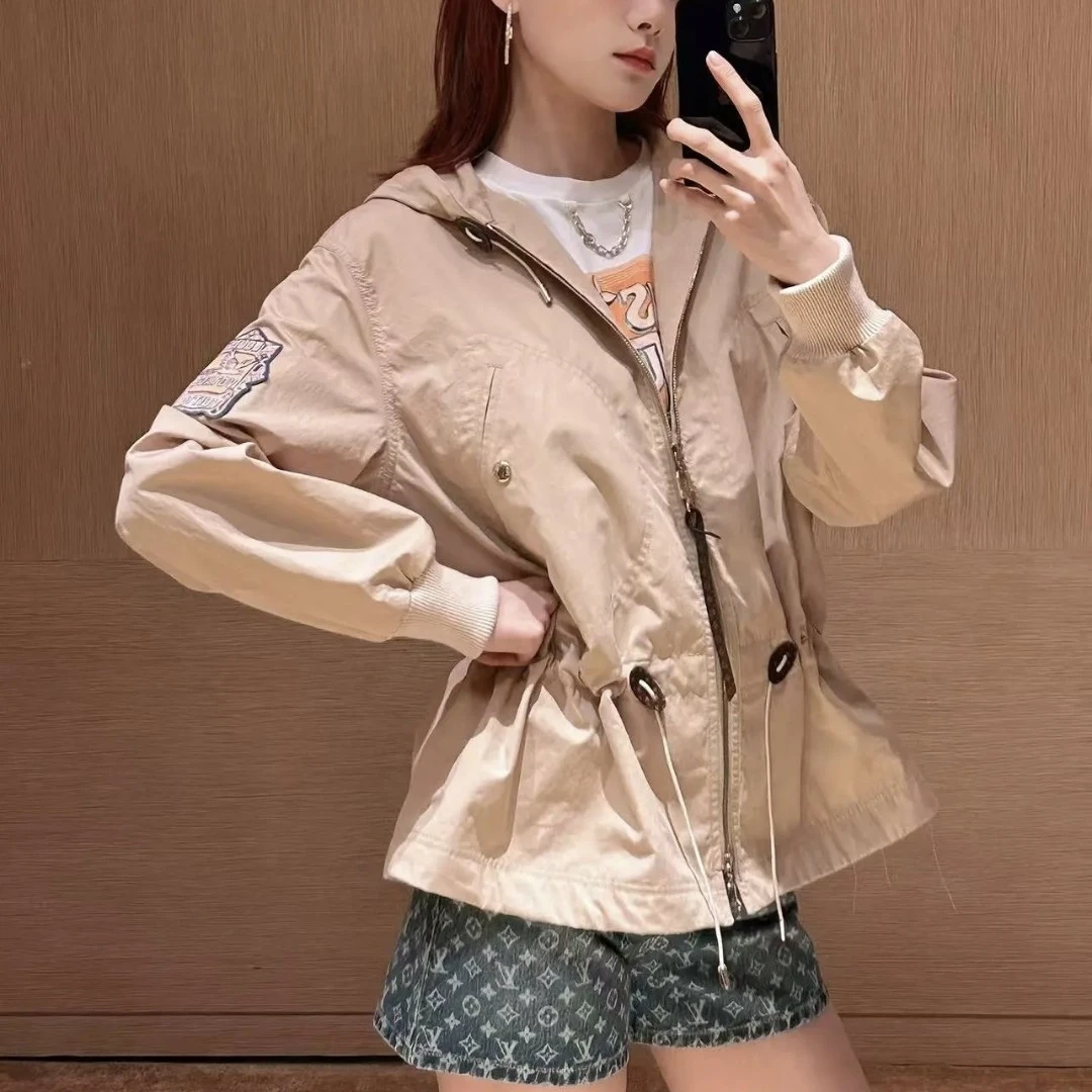未使用 LouisVuitton/路易威登 25卡其收腰夹克外套34码 GM005211