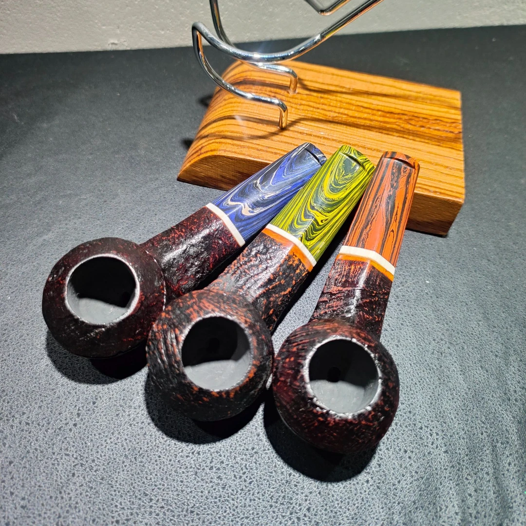 意大利进口石楠木手工烟斗 坎伯兰八花斗嘴中号牛头直斗 新手入门