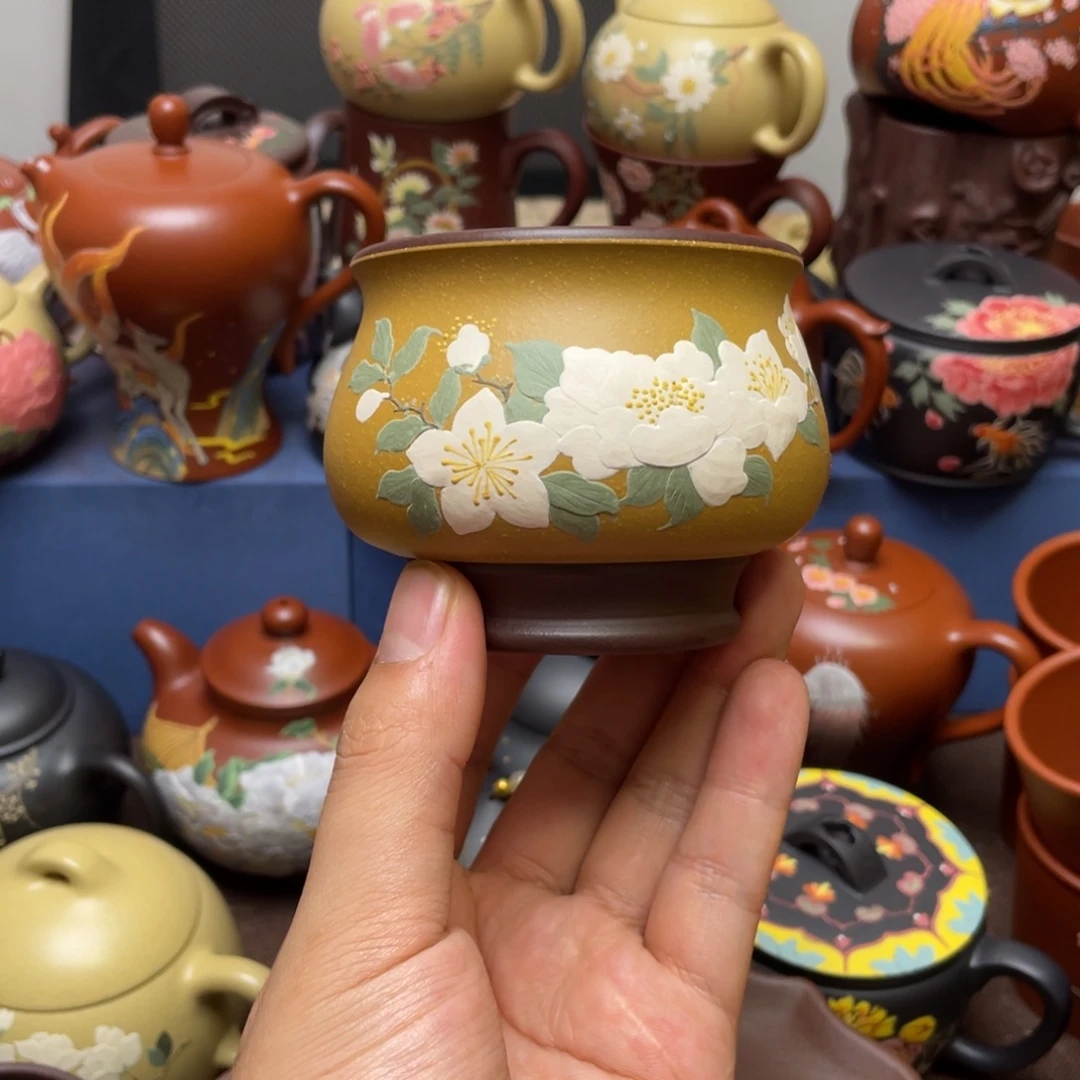 紫砂茶杯紫砂主人杯150cc