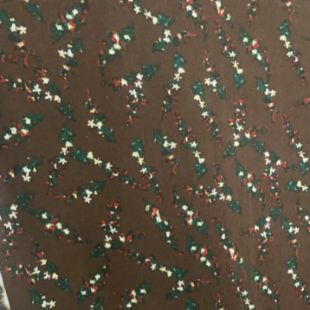 Z田园风新款碎花布料复古小清新连衣裙手工面料苎麻