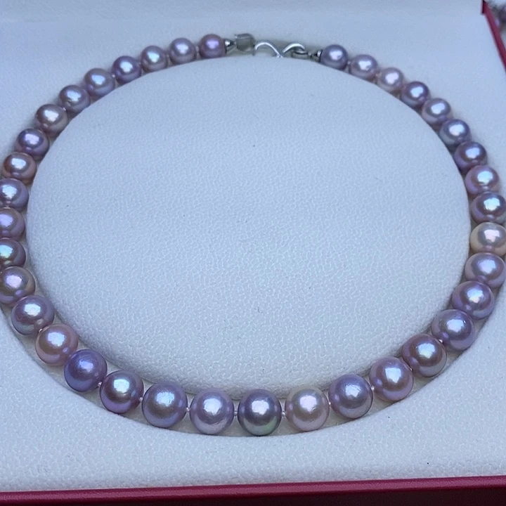 淡水珍珠项链未镶嵌10-11m