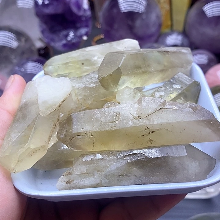 未镶嵌大型摆件（非配饰）水晶844黄水晶