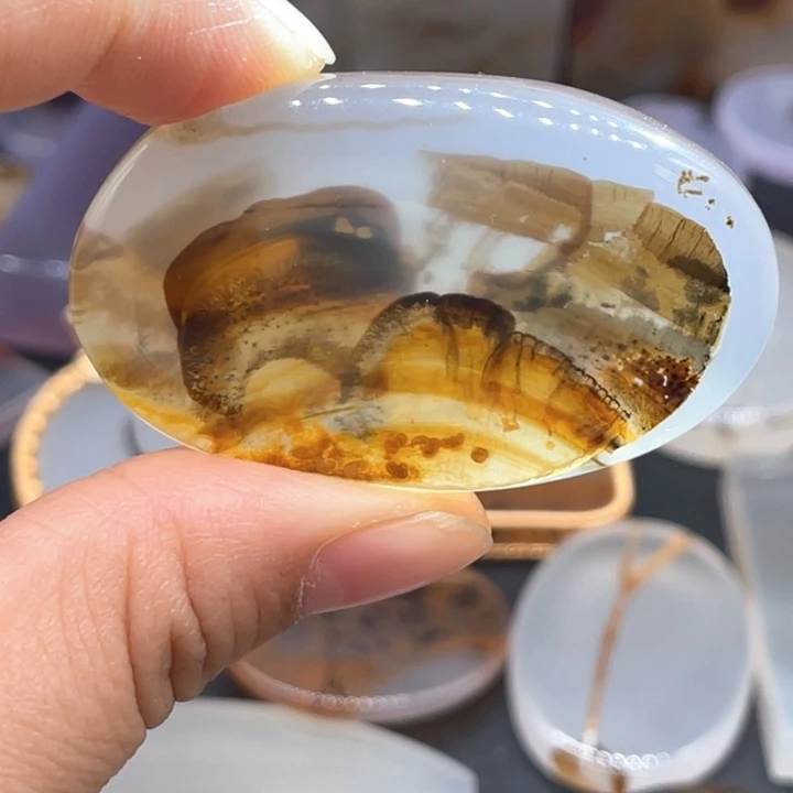 玛瑙/玉髓合金颈饰