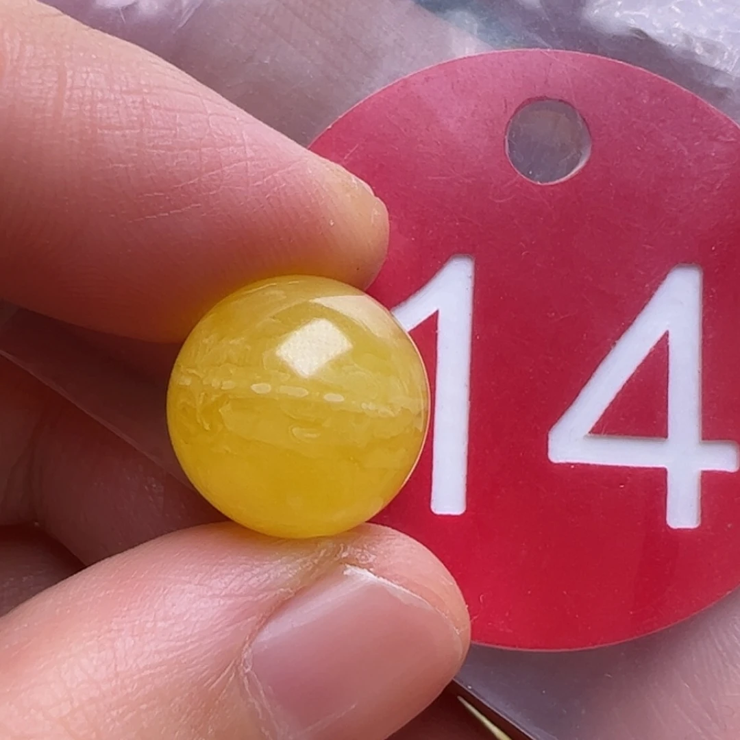 蜜蜡未镶嵌珠宝奇石13m m