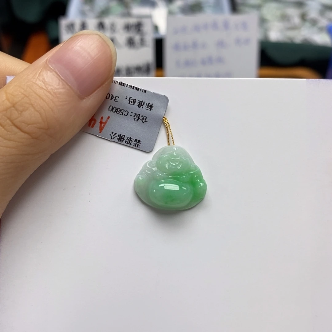 颈饰未镶嵌翡翠佛公