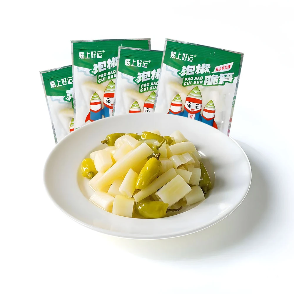 泡椒脆笋脆嫩酸辣泡椒竹笋零食脆爽口笋尖小包样即食下酒鲜香独立