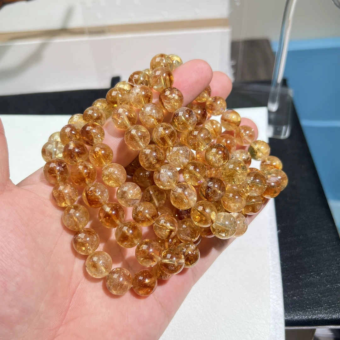 黄水晶手串11-12mm 多样性发其一KT24112132