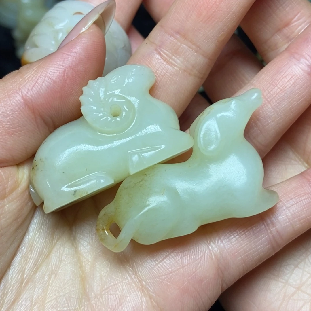 未镶嵌和田玉挂件好*