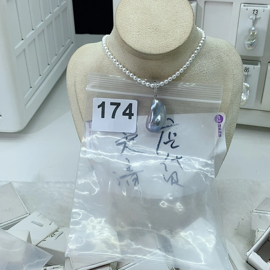 淡水珍珠颈饰合金