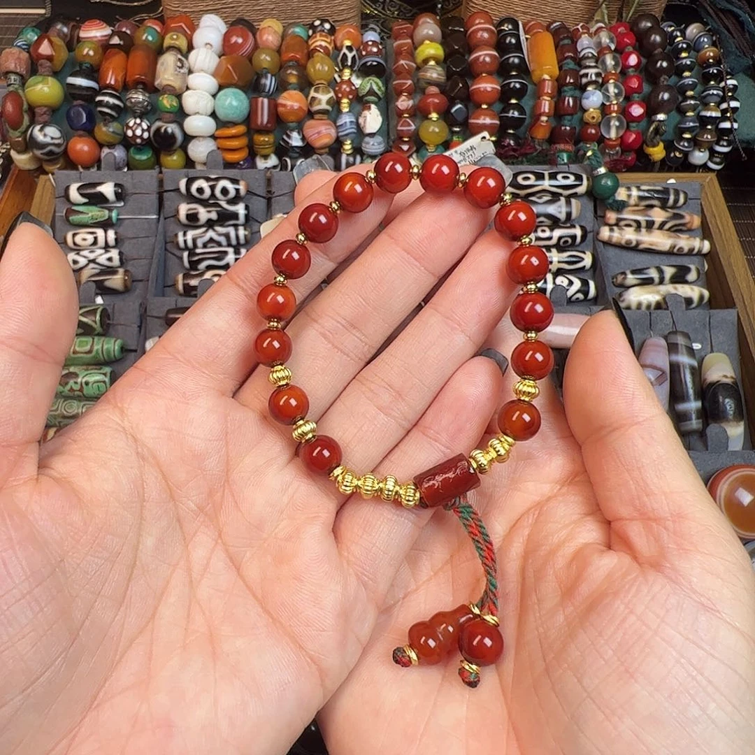 玛瑙/玉髓未镶嵌手链