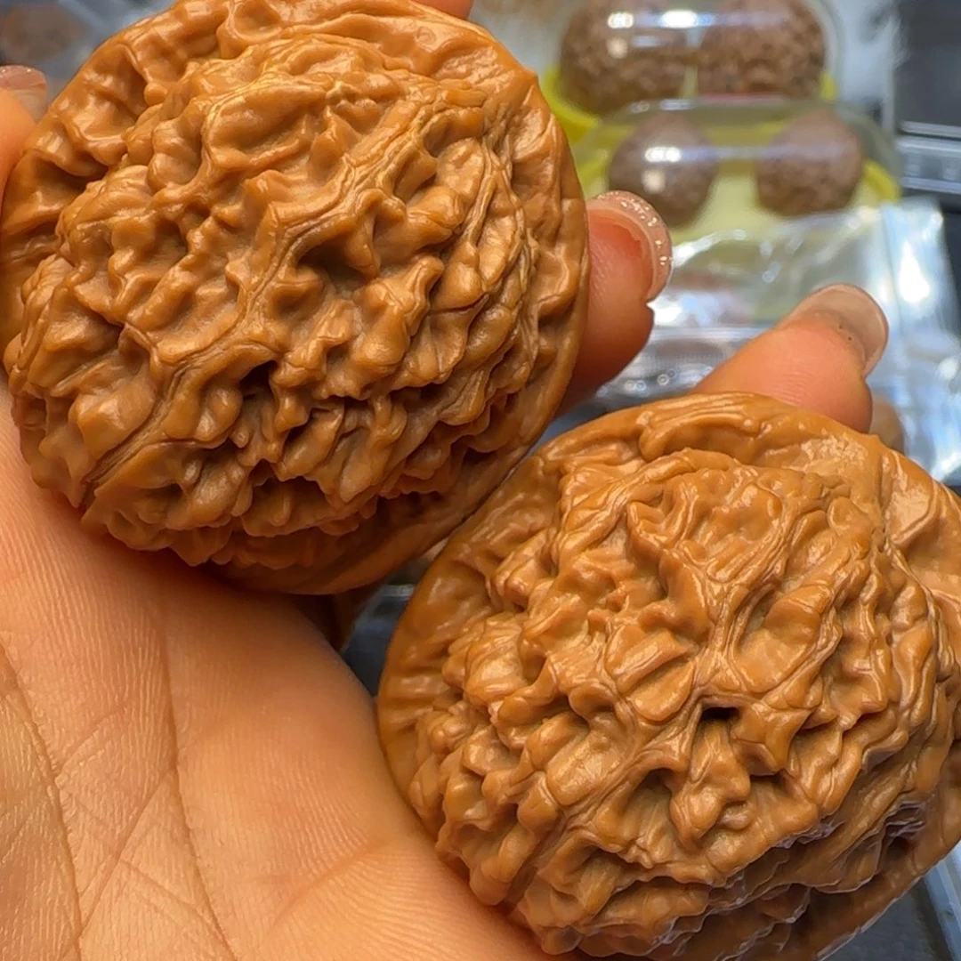 文玩核桃吊坠42大肚莲花