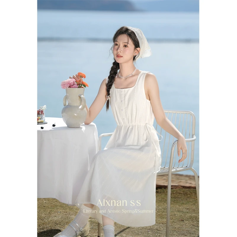 《夏日梦境》夏季法式收腰连衣裙L33766