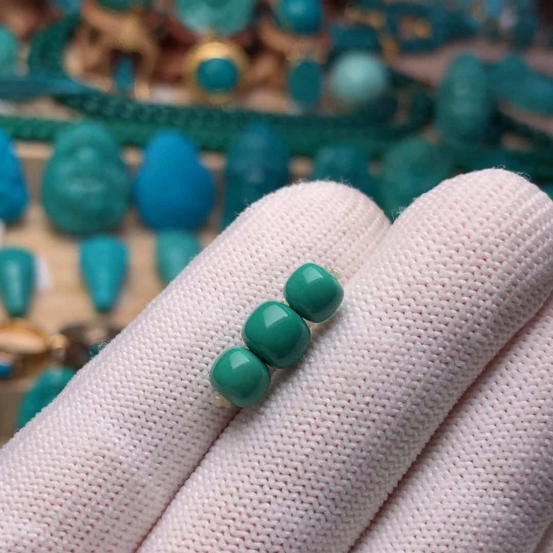 未镶嵌绿松石珠宝奇石马*晗