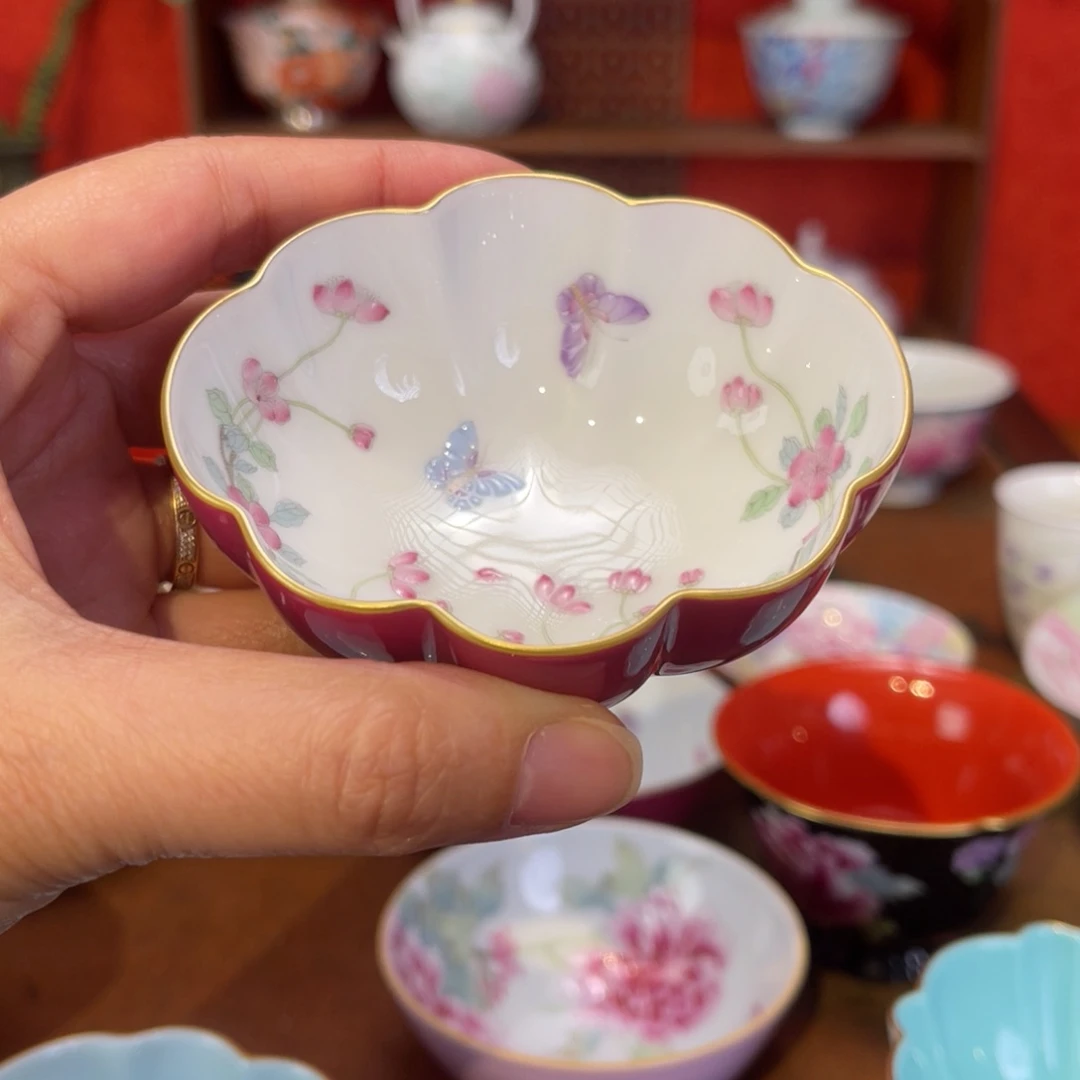 景德镇纯手绘陶瓷茶具