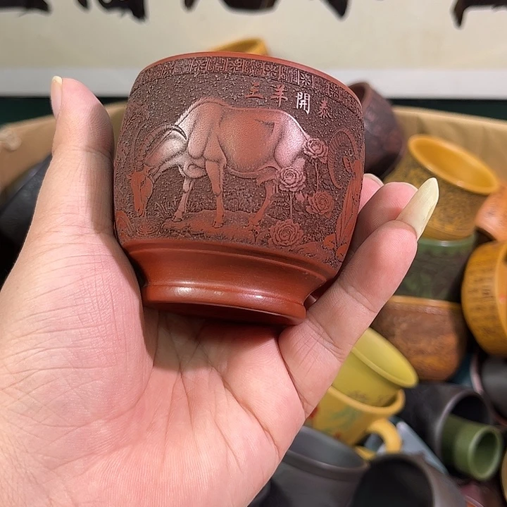 茶杯紫砂全手工紫砂主人杯