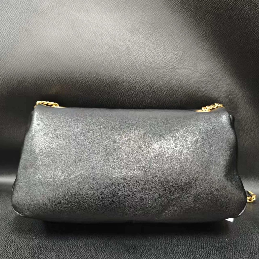 SMVP 高定奢品 潮流打造真皮女士潮流包斜挎包 0335 黑色