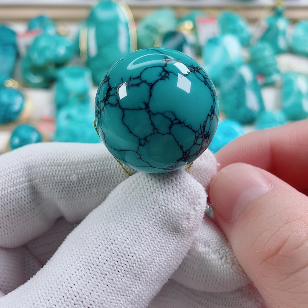 绿松石未镶嵌颈饰尺寸28