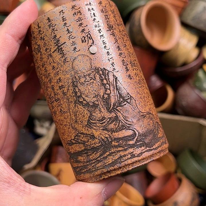 紫砂茶杯全手工紫砂主人杯