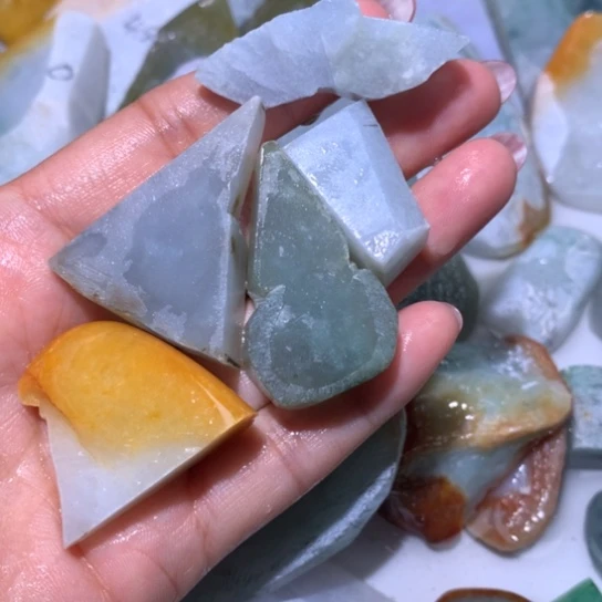 大***米散珠翡翠翡翠边角料