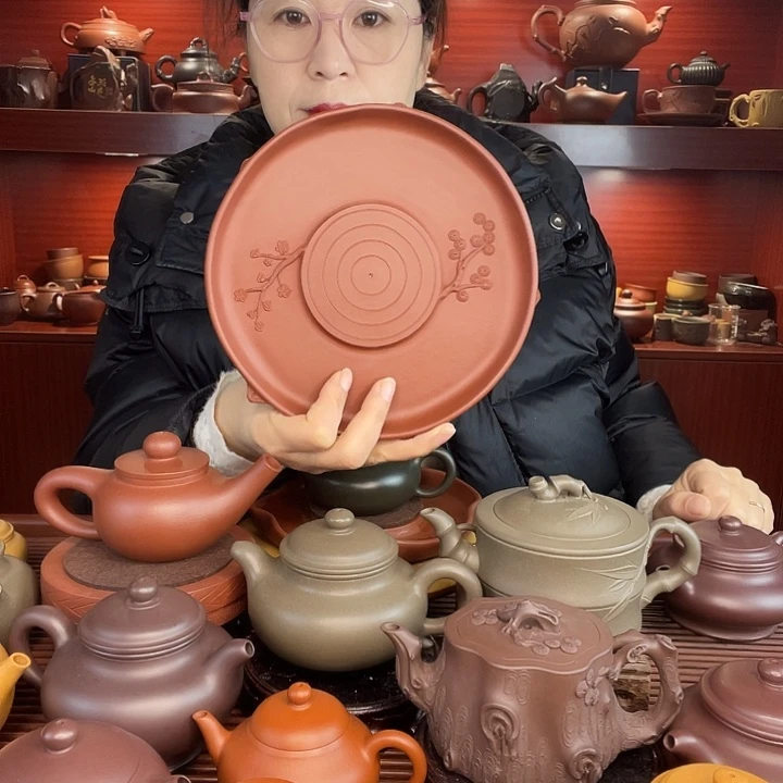 茶盘紫砂尺寸约18cm