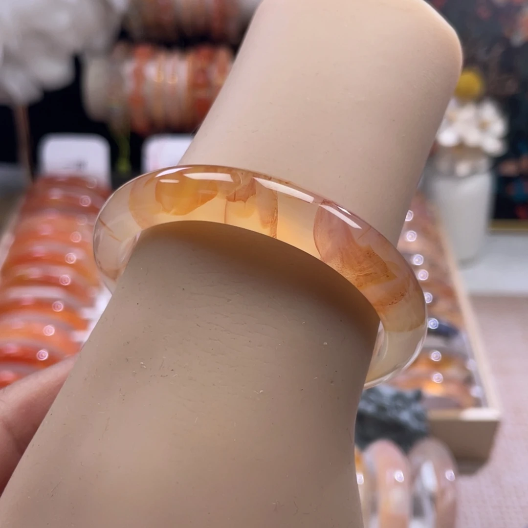 玛瑙/玉髓未镶嵌手镯54.2mm