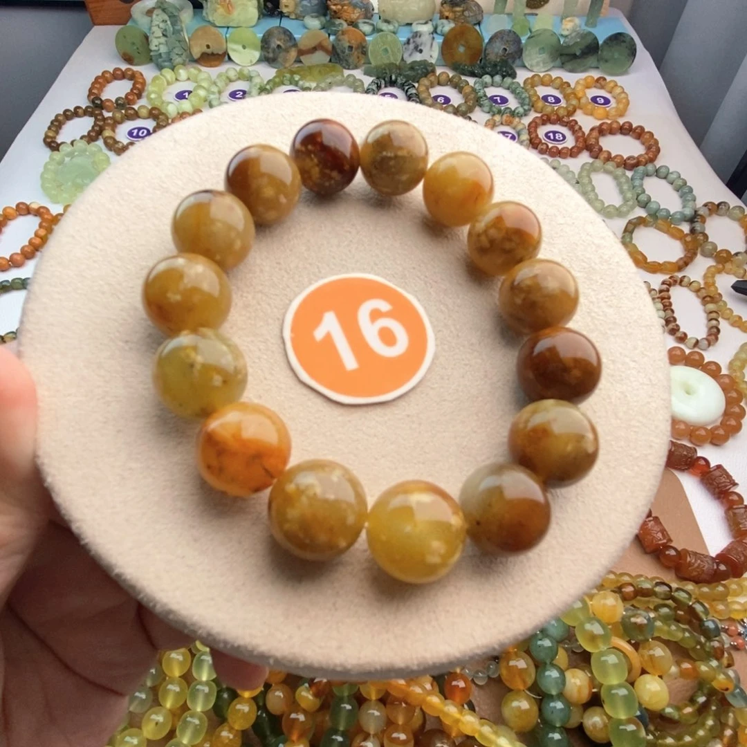 未镶嵌蛇纹石玉手串