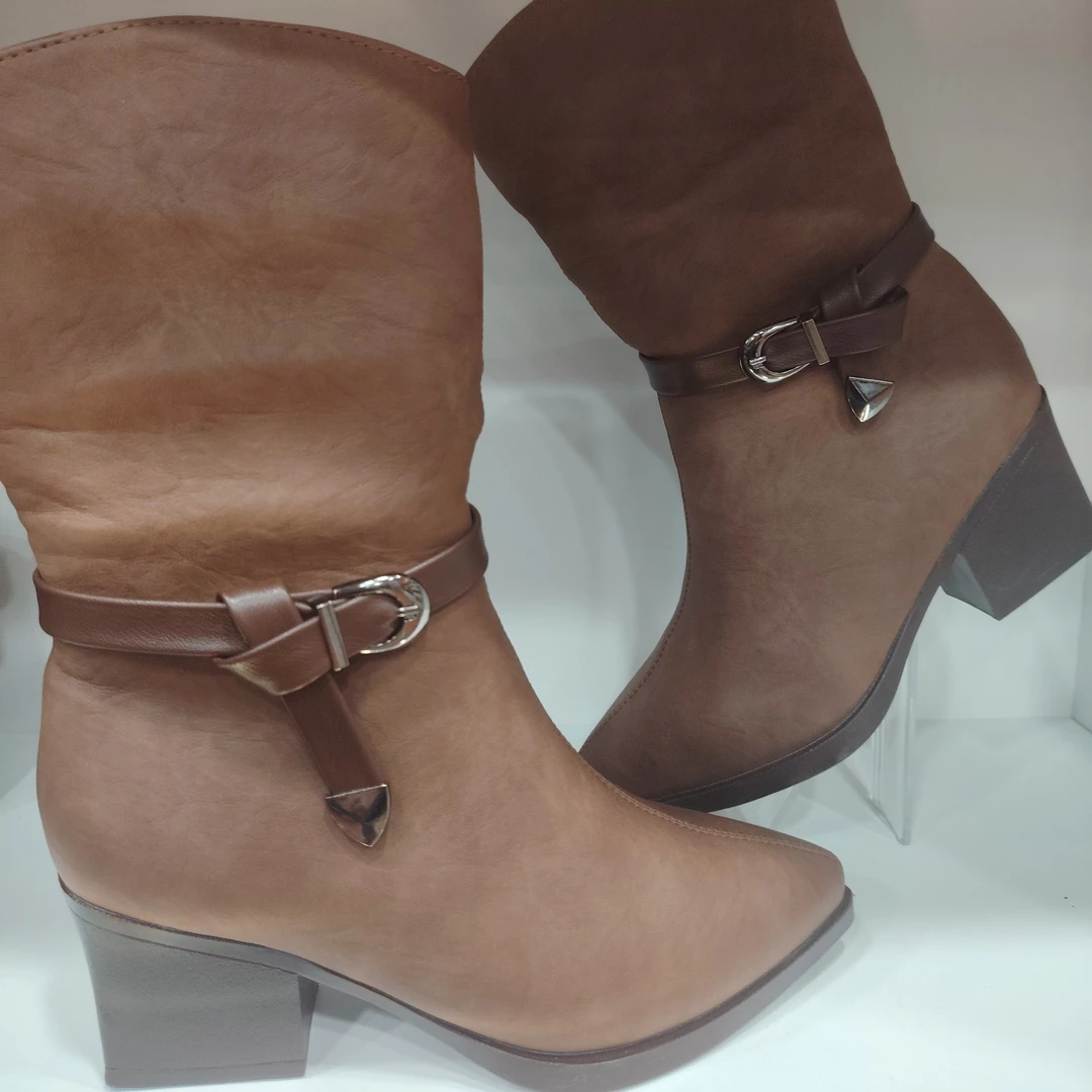 时装靴长靴短靴雪地靴筒靴冬季黑色百搭时尚中筒单里