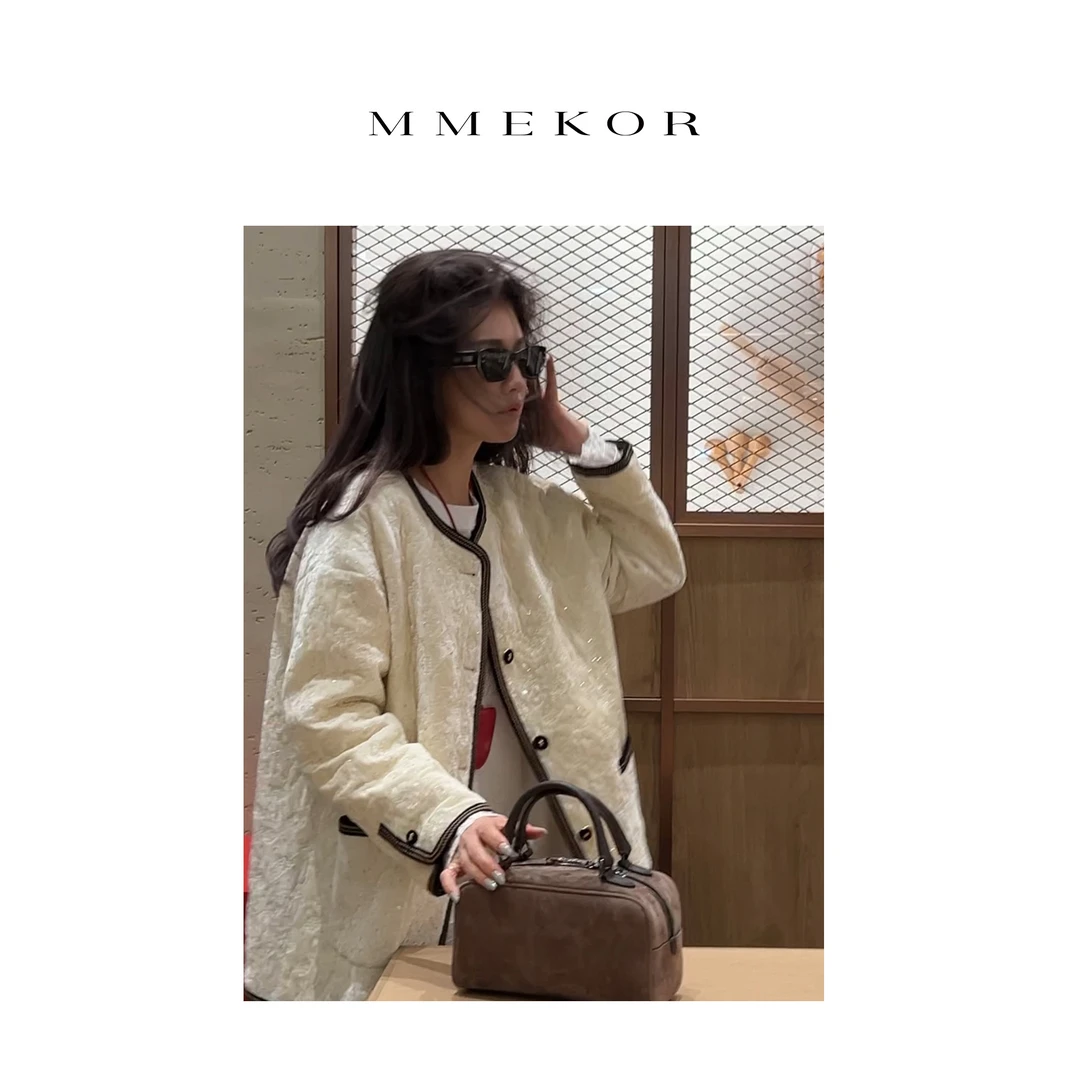 MMEKOR“波斯老钱”棉服 2025新款千金玛德琳时髦外套 88817