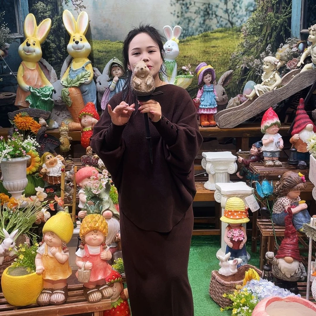 摆件花园摆件红红火火