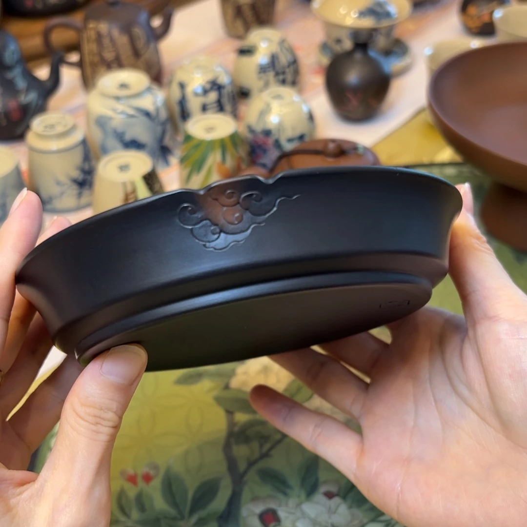 …普璞老师祥云浮雕小壶承