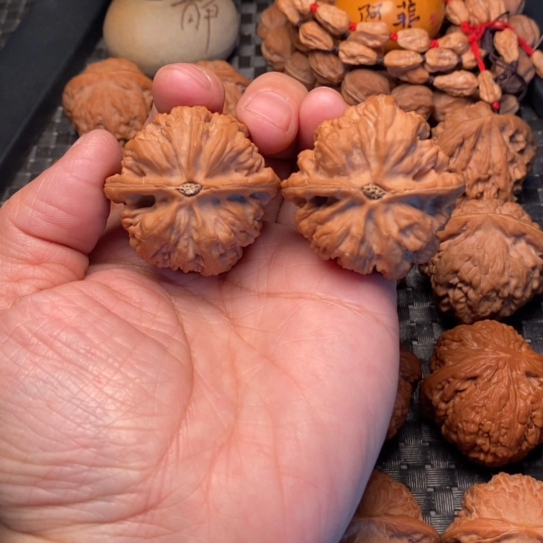 文玩核桃把件粗筋40