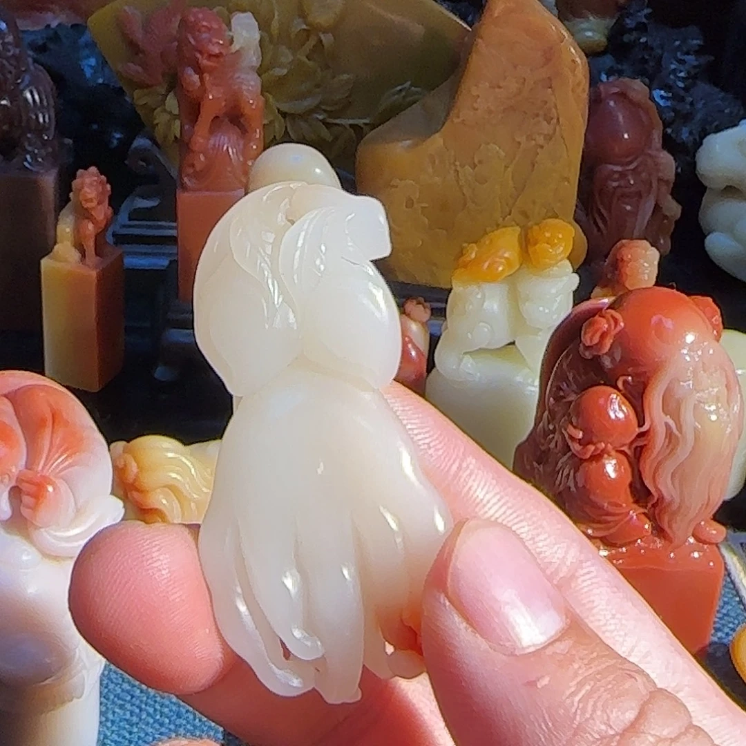 玉***風寿山石寿山石雕刻