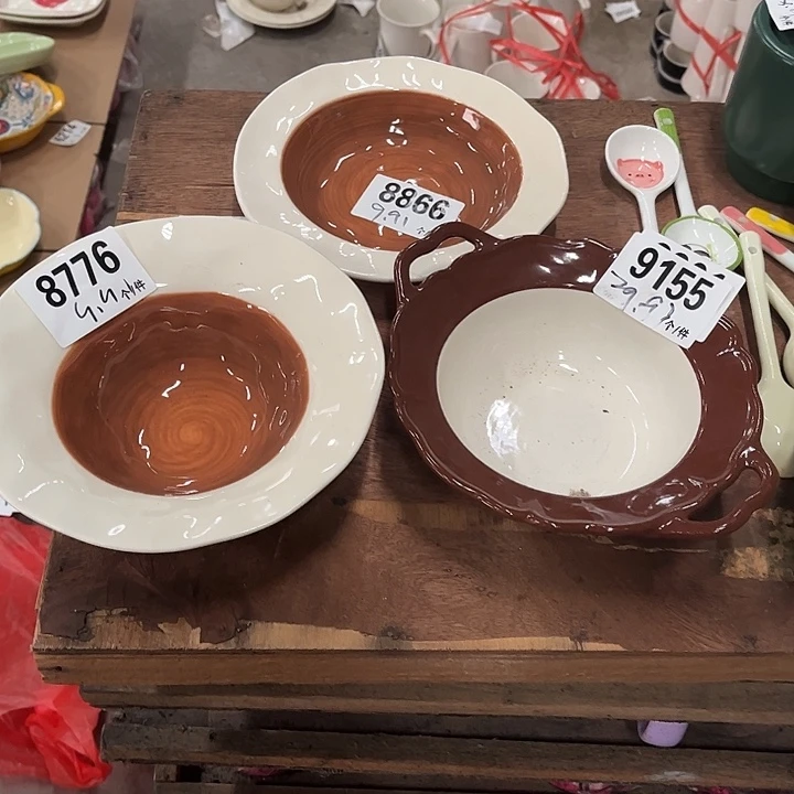 瓷微瑕外贸餐具9155