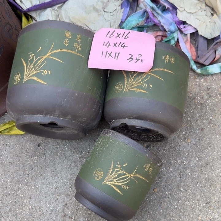 紫砂花盆特价清仓