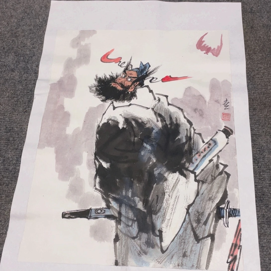 国画1.4平尺纯手绘国画作品