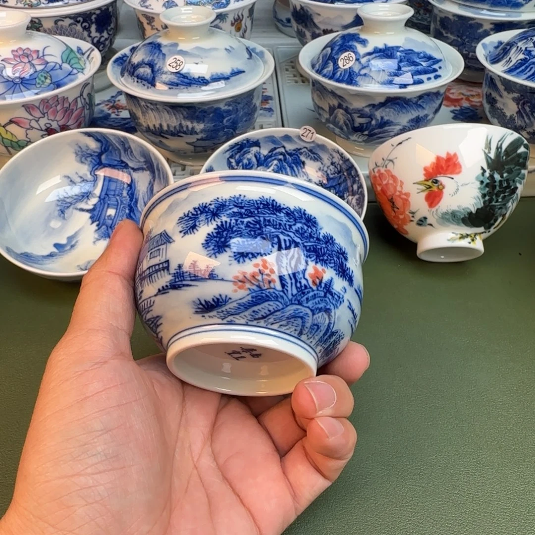 陶纯手工纯手绘茶具265