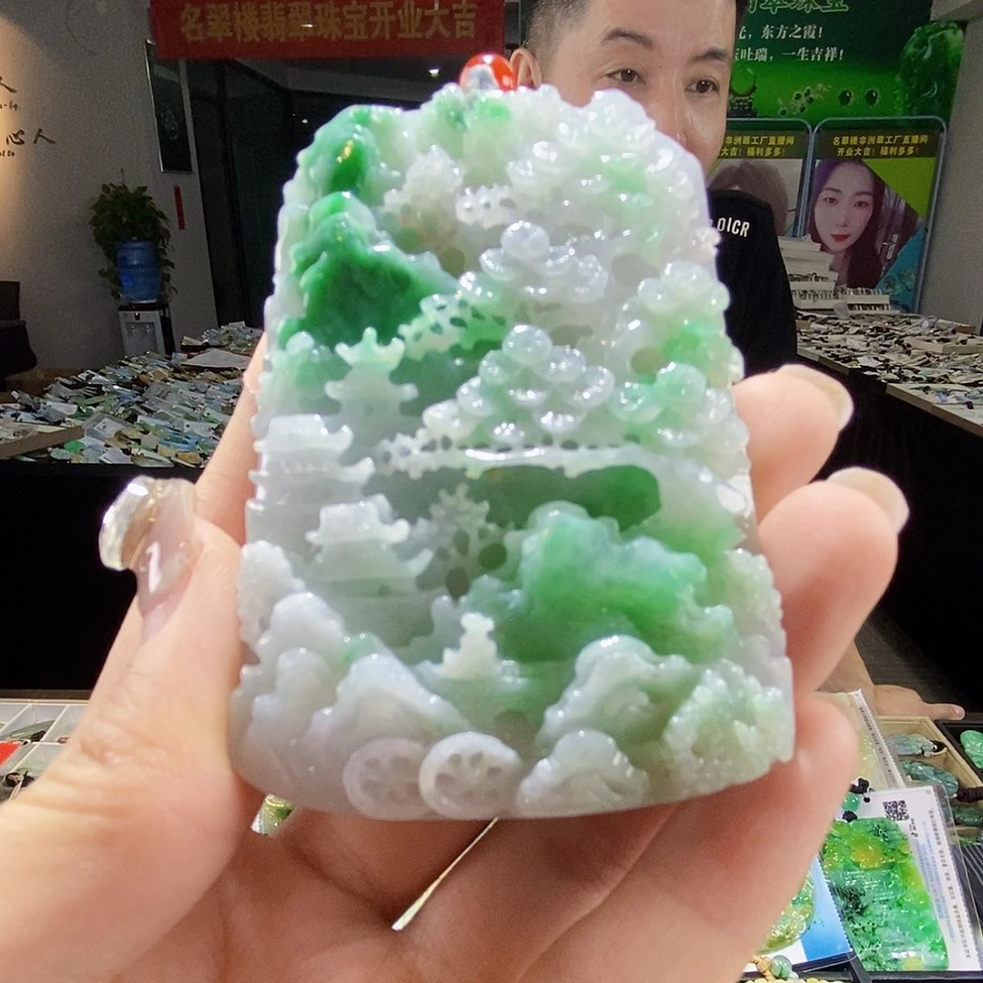 颈饰未镶嵌翡翠翡翠